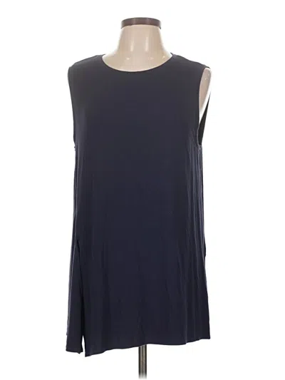 Pre-owned Fabletics Sleeveless T-shirt In Blue