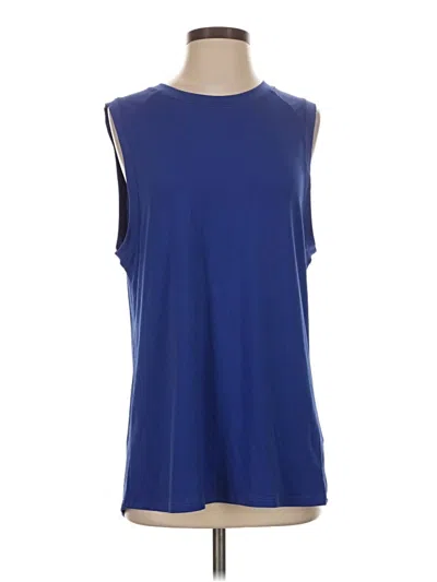 Pre-owned Fabletics Sleeveless T-shirt In Blue