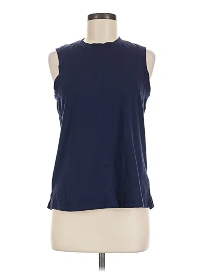 Pre-owned Fabletics Sleeveless T-shirt In Blue