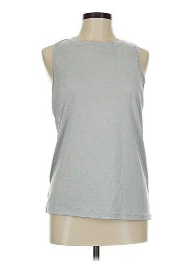 Pre-owned Fabletics Sleeveless T-shirt In Gray