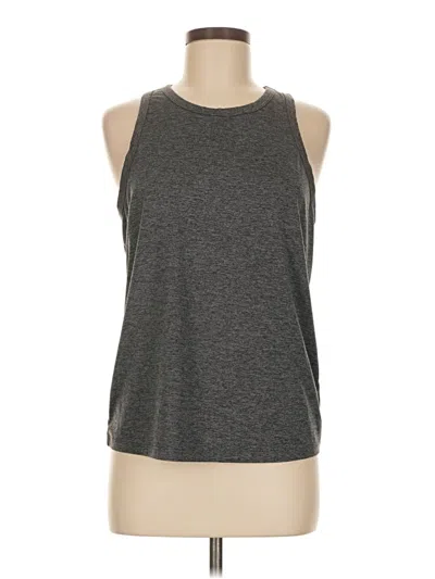 Pre-owned Fabletics Sleeveless T-shirt In Gray