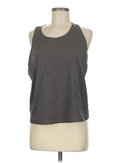 Pre-owned Fabletics Sleeveless T-shirt In Gray