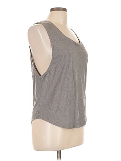 Pre-owned Fabletics Sleeveless T-shirt In Gray
