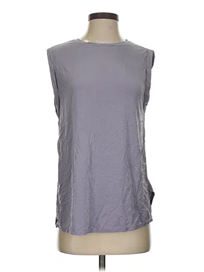 Pre-owned Fabletics Sleeveless T-shirt In Gray