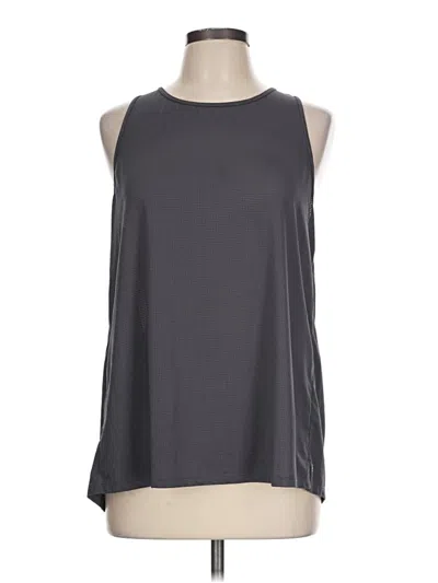 Pre-owned Fabletics Sleeveless T-shirt In Gray