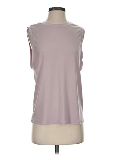 Pre-owned Fabletics Sleeveless T-shirt In Gray