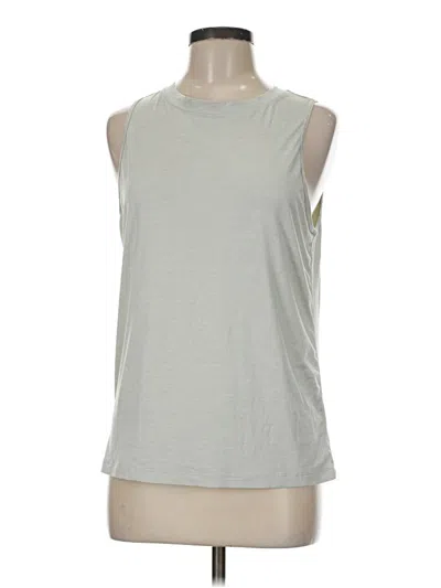 Pre-owned Fabletics Sleeveless T-shirt In Gray