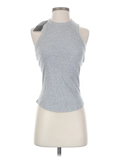 Pre-owned Fabletics Sleeveless T-shirt In Gray