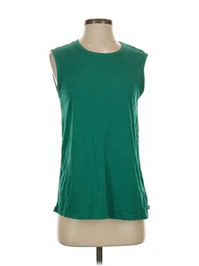 Pre-owned Fabletics Sleeveless T-shirt In Green