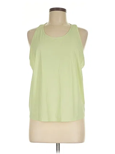 Pre-owned Fabletics Sleeveless T-shirt In Green