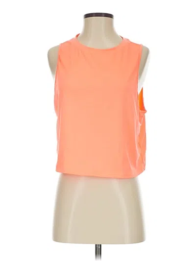 Pre-owned Fabletics Sleeveless T-shirt In Orange