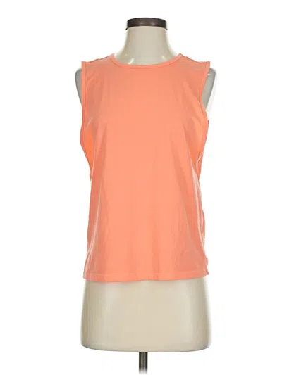 Pre-owned Fabletics Sleeveless T-shirt In Orange