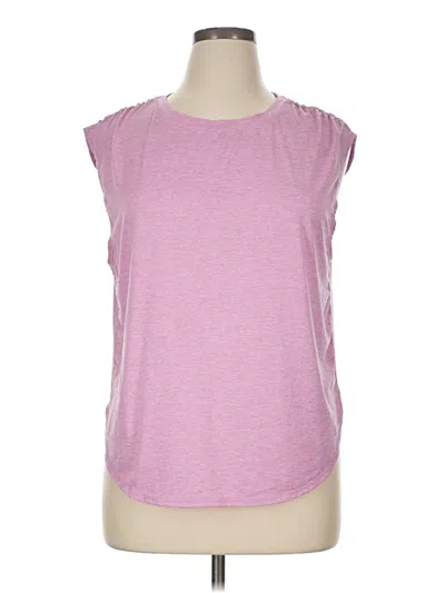 Pre-owned Fabletics Sleeveless T-shirt In Pink