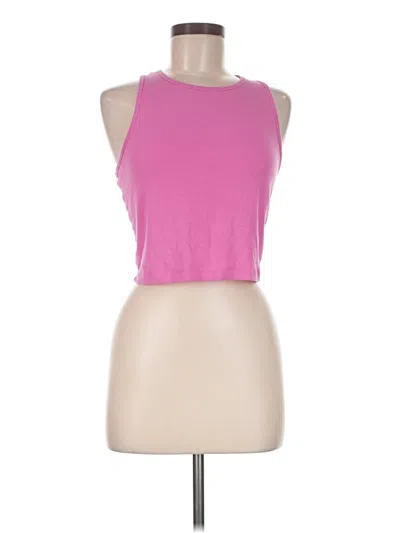 Pre-owned Fabletics Sleeveless T-shirt In Pink