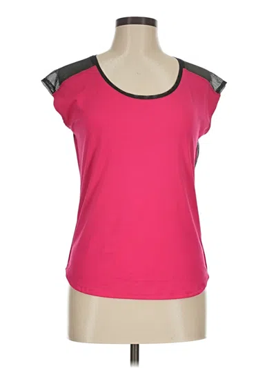 Pre-owned Fabletics Sleeveless T-shirt In Pink