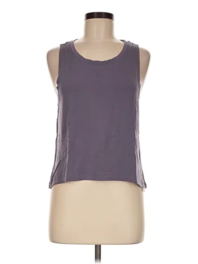 Pre-owned Fabletics Sleeveless T-shirt In Purple