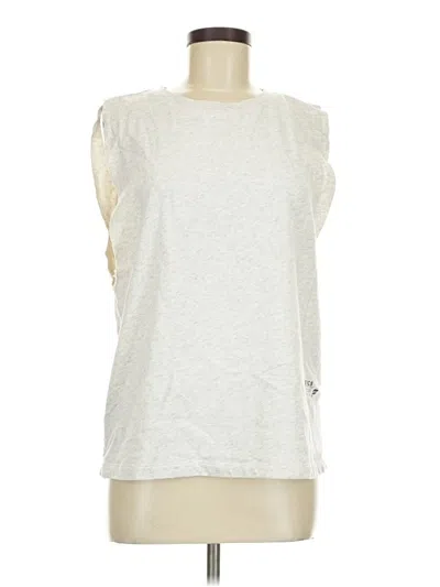 Pre-owned Fabletics Sleeveless T-shirt In Silver