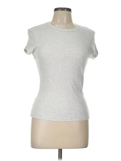 Pre-owned Fabletics Sleeveless T-shirt In Silver