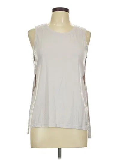 Pre-owned Fabletics Sleeveless T-shirt In Tan