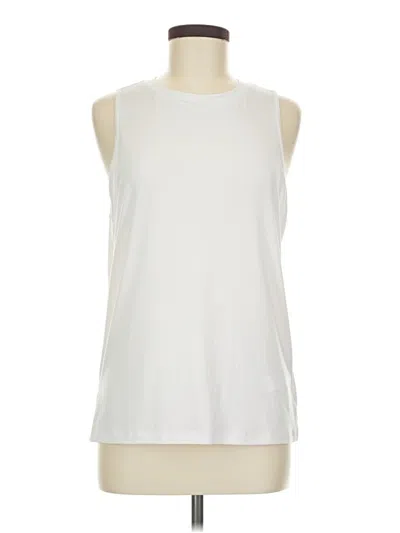 Pre-owned Fabletics Sleeveless T-shirt In White