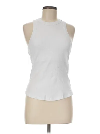 Pre-owned Fabletics Sleeveless T-shirt In White