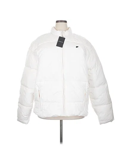 Pre-owned Fabletics Snow Jacket In White