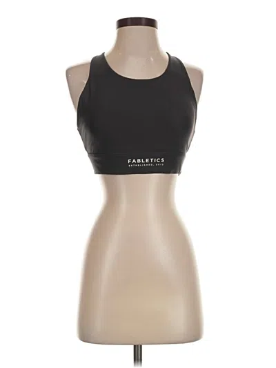Pre-owned Fabletics Sports Bra In Black
