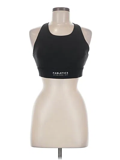Pre-owned Fabletics Sports Bra In Black