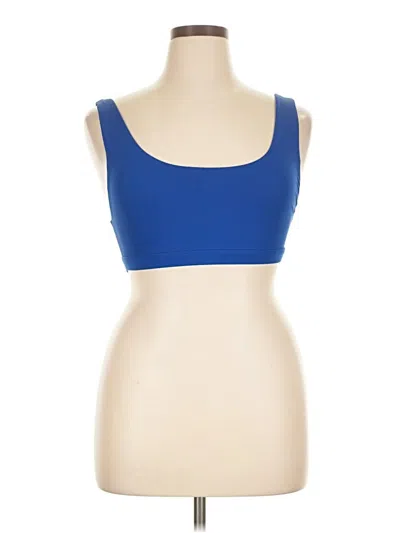 Pre-owned Fabletics Sports Bra In Blue