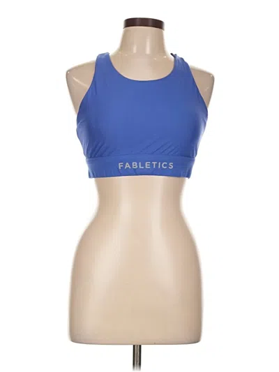 Pre-owned Fabletics Sports Bra In Blue