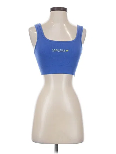 Pre-owned Fabletics Sports Bra In Blue