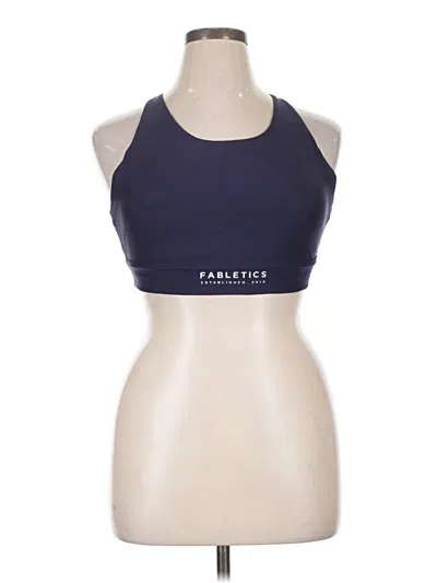 Pre-owned Fabletics Sports Bra In Blue