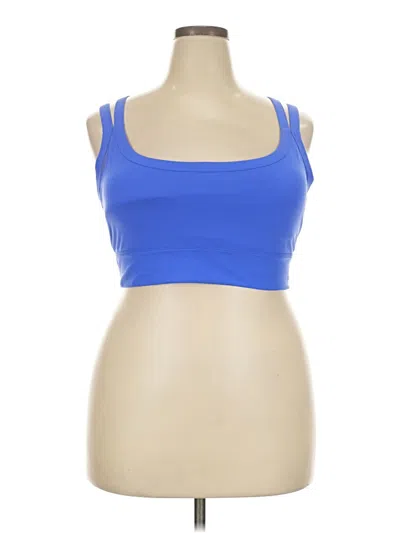 Pre-owned Fabletics Sports Bra In Blue