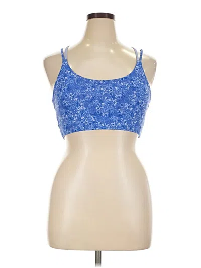 Pre-owned Fabletics Sports Bra In Blue