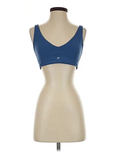 Pre-owned Fabletics Sports Bra In Blue
