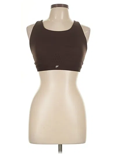 Pre-owned Fabletics Sports Bra In Brown