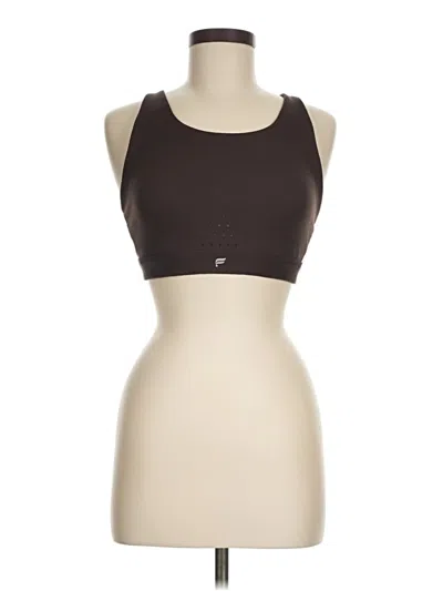 Pre-owned Fabletics Sports Bra In Brown
