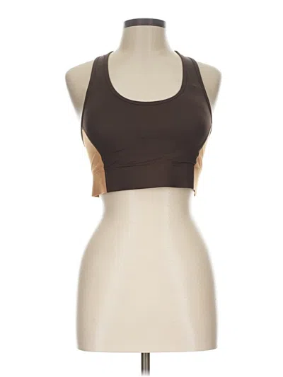 Pre-owned Fabletics Sports Bra In Brown
