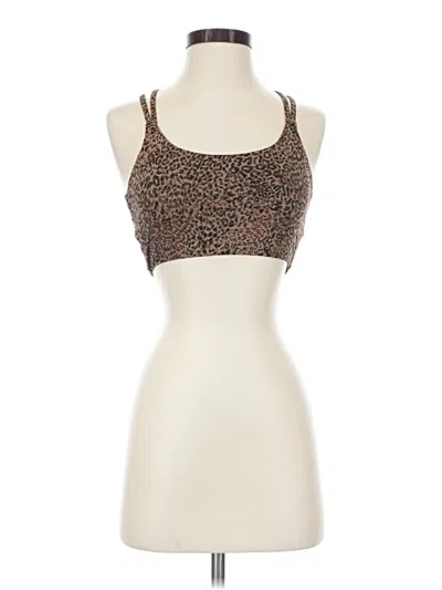 Pre-owned Fabletics Sports Bra In Brown