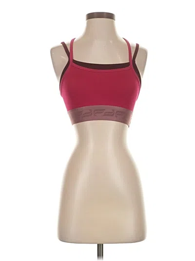 Pre-owned Fabletics Sports Bra In Burgundy