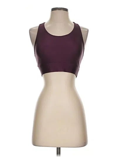 Pre-owned Fabletics Sports Bra In Burgundy