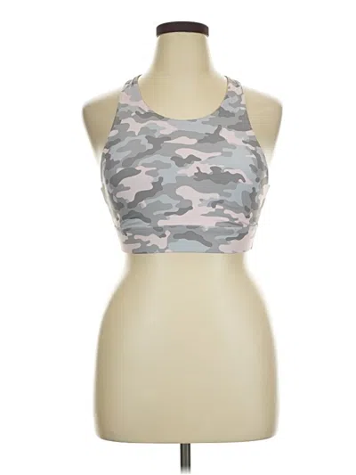 Pre-owned Fabletics Sports Bra In Gray