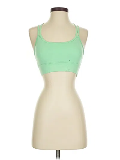 Pre-owned Fabletics Sports Bra In Green