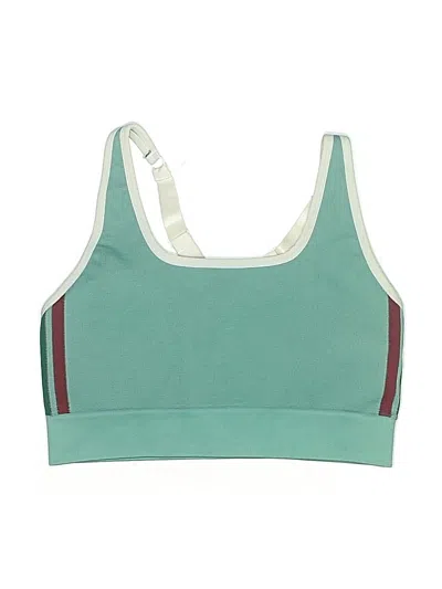 Pre-owned Fabletics Sports Bra In Green