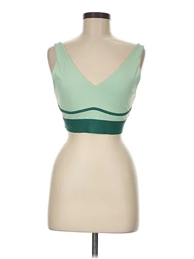 Pre-owned Fabletics Sports Bra In Green