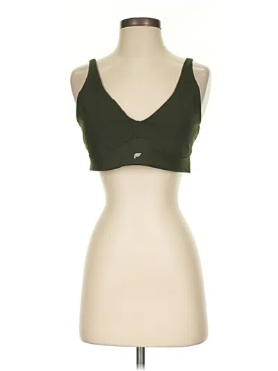 Pre-owned Fabletics Sports Bra In Green