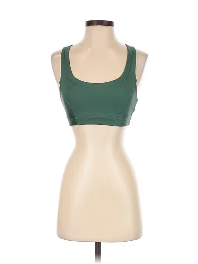 Pre-owned Fabletics Sports Bra In Green