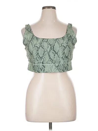 Pre-owned Fabletics Sports Bra In Green