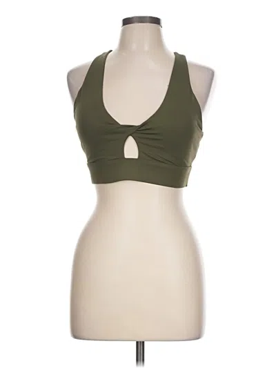 Pre-owned Fabletics Sports Bra In Green