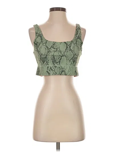 Pre-owned Fabletics Sports Bra In Green